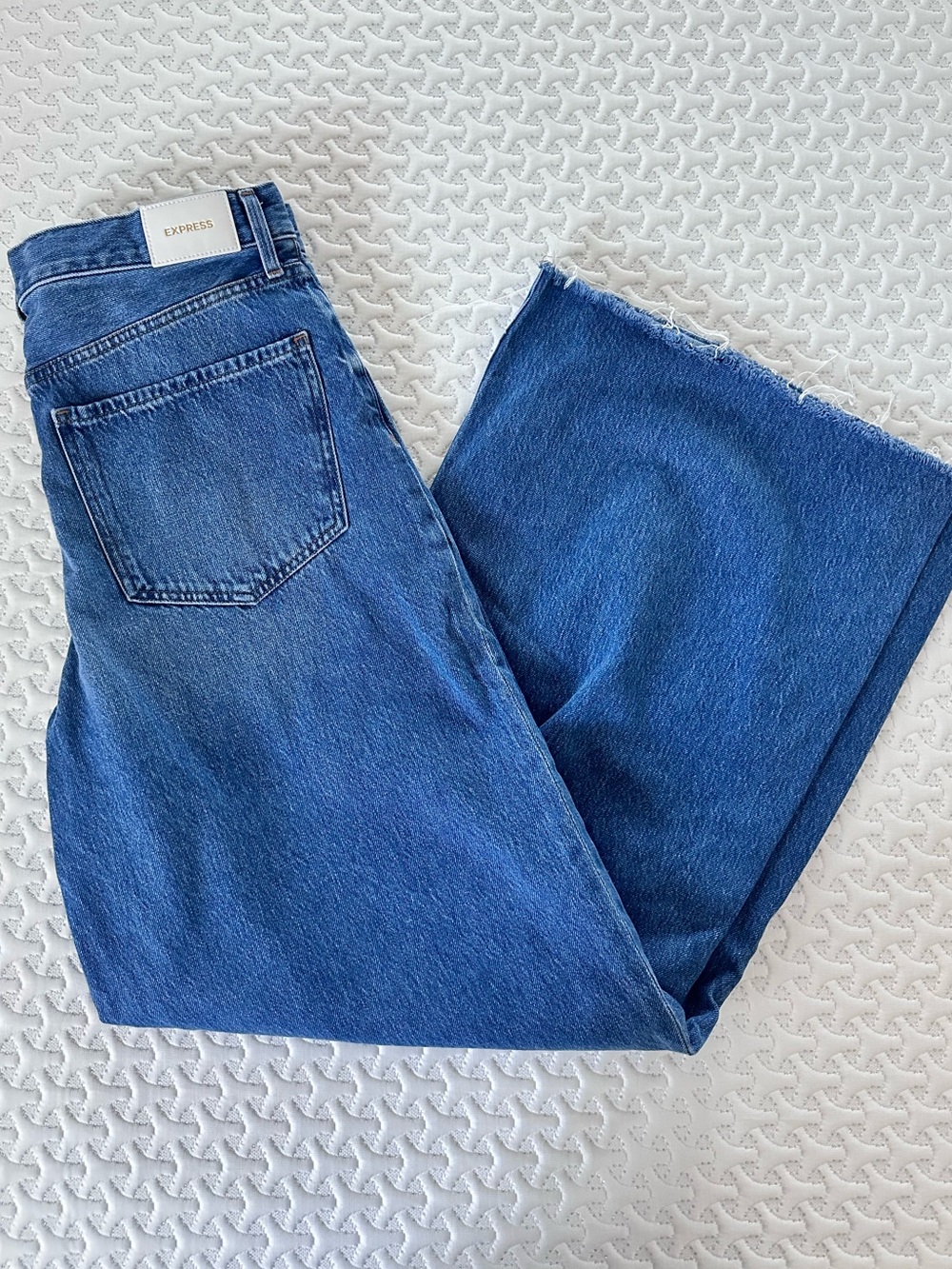 Express Relaxed High Waist Wide Leg Jeans Size 12